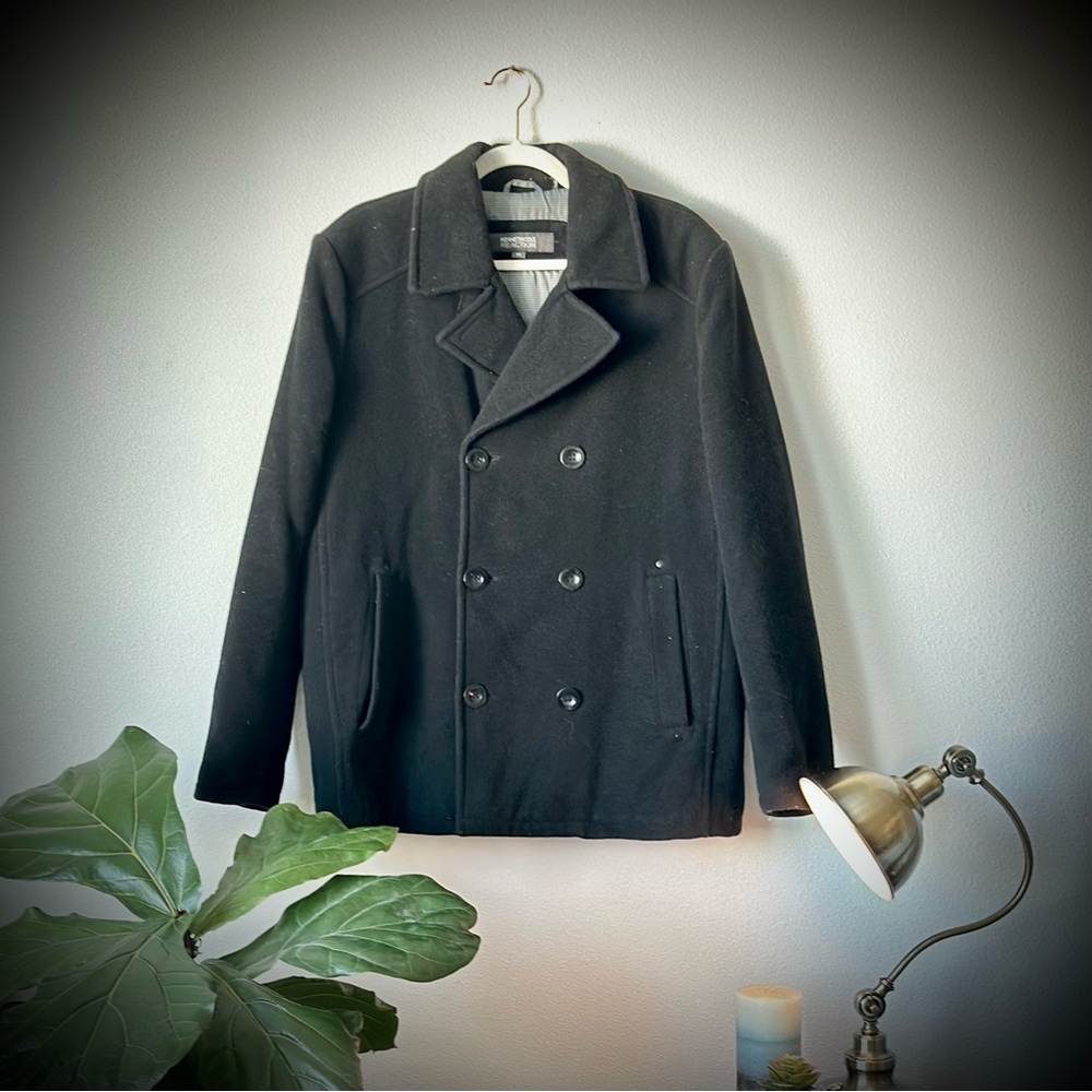 Kenneth Cole Reaction Wool Peacoat